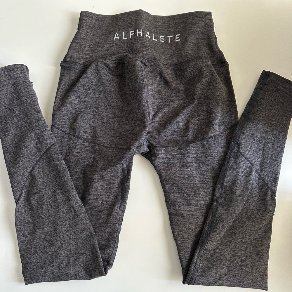 Alphalete Athletics Revival Leggings Gray Small